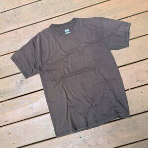 Brown Hanes Beefy-t Size Medium Vintage Blank